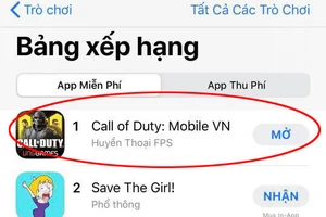 Call of Duty: Mobile VN đứng Top 1 Download