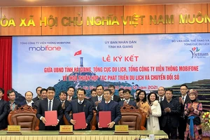 MobiFone, Tổng cục Du lịch Việt Nam và UBND tỉnh Hà Giang ký kết thỏa thuận hợp tác phát triển du lịch 