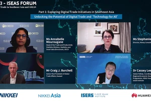 Phiên thảo luận tại Diễn đàn Nikkei-ISEAS về thương mại kỹ thuật số ở Đông Nam Á và ASEAN