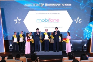 MobiFone được vinh danh trong hạng mục Top 10 Doanh nghiệp CNTT Việt Nam 2021