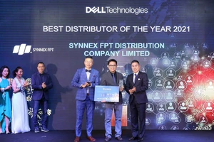 Synnex FPT nhận giải nhà phân phối tốt nhất FY21 của Dell Technologies