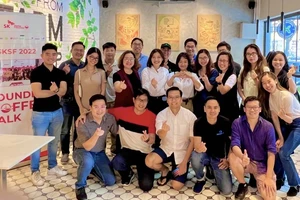 Một hoạt động của SK Group với startup Việt Nam
