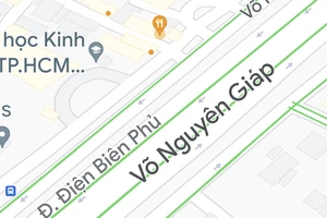 Google Maps tự đổi tên đường Điện Biên Phủ tại TPHCM thành đường Võ Nguyên Giáp