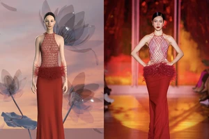 Trình diễn thời trang tại show diễn của Lê Thanh Hoà được đưa trực tiếp lên thế giới số qua Kyokai