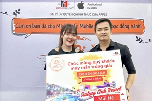Khách hàng trúng thưởng chuyến du lịch từ Minh Tuấn Mobile