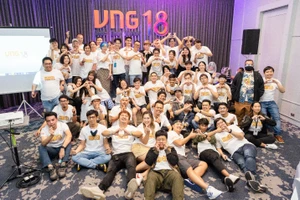 Nhân viên văn phòng VNG tại Bangkok tham gia sự kiện sinh nhật VNG18
