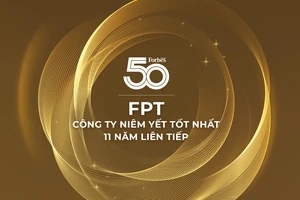 Đây là năm liên tiếp thứ 11 FPT nằm trong danh sách 50 công ty niêm yết tốt nhất của Forbes Việt Nam