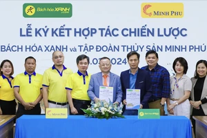 Bách hóa Xanh ký kết chiến lược với Tập đoàn thủy sản Minh Phú