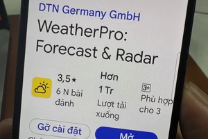 Ứng dụng dự báo thời tiết Weather Pro có hơn 1 triệu lượt tải trên Android