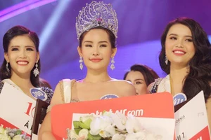 Nhan sắc của tân Hoa hậu Đại dương Việt Nam 2017 trở thành đề tài bàn tán trên mạng xã hội