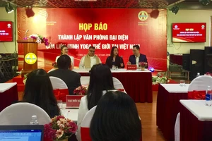 Toàn cảnh buổi ra mắt Văn phòng đại diện của Liên minh Yoga Thế giới tại Việt Nam