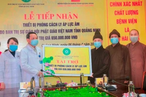 Phật giáo tỉnh Quảng Ninh ủng hộ 1,65 tỷ đồng phòng chống dịch Covid–19