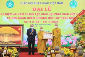 Đại lễ kỷ niệm 40 năm thành lập: Giáo hội Phật giáo Việt Nam luôn đồng hành cùng dân tộc