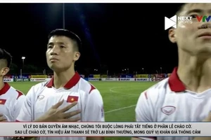 Quốc ca bị tắt tiếng trên một kênh online tiếp sóng trận bóng đá Việt Nam - Lào, vì sao?