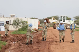 Đội Công binh Việt Nam đã lập 2 đội cứu hộ khẩn cấp tại phái bộ Abyei
