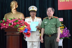 Thượng tá Nguyễn Thanh Hưởng phụ trách Cảnh sát PC&CC TPHCM