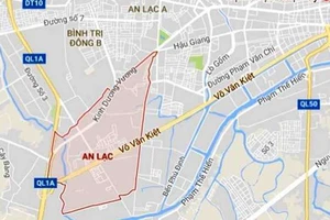 Trình UBND TPHCM 8 đồ án quy hoạch phân khu tại Bình Tân chậm nhất là ngày 13-3