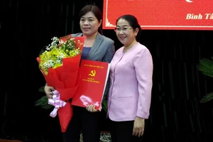 Đồng chí Nguyễn Trần Phượng Trân giữ nhiệm vụ Phó trưởng Ban Dân vận Thành ủy TPHCM