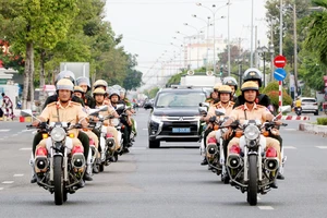 Kiên Giang ra quân đảm bảo an ninh trật tự dịp Tết Nguyên đán 2024 