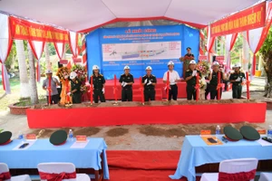 Khởi công xây dựng doanh trại Đội Quy tập mộ Liệt sĩ tại Campuchia