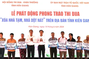 Kiên Giang: Phát động thi đua “Xóa nhà tạm, nhà dột nát”