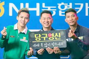 Ba cơ thủ Việt Nam dự PBA Tour. Ảnh: PBA