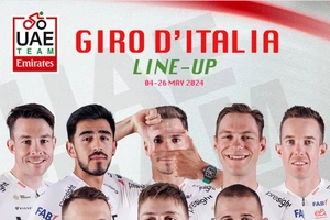 Đội hình UAE Emirates tham dự Giro d’Italia 2024