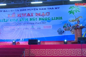 Khai mạc phiên chợ Sâm Ngọc Linh tại Quảng Nam