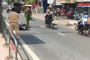 Tông vào người đi bộ, nam thanh niên nguy kịch