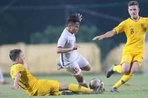 U16 Việt Nam không thể vượt qua Australia ở trận quyết định. Ảnh: Đoàn Nhật