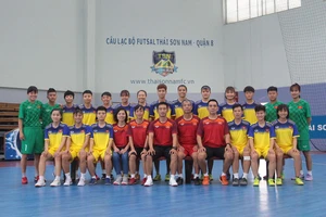 ĐT futsal nữ Việt Nam. Ảnh: Thanh Đình