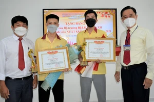 2 sinh viên trường nghề được nhận Bằng khen của Bộ LĐTB-XH