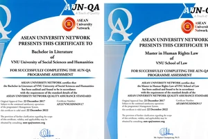 Thêm 4 chương trình đạt chuẩn kiểm định AUN