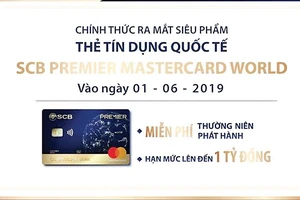 Ra mắt siêu phẩm thẻ tín dụng quốc tế SCB Premier MasterCard World