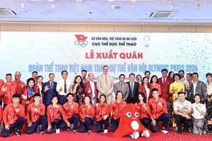 The Vietnamese team will leave for the Paris Olympics with the hope of winning medals. (Photo: VNA)
