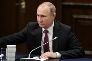 Tổng thống Nga Vladimir Putin lần thứ năm ra tranh cử tổng thống. Ảnh: RUSSIA TODAY