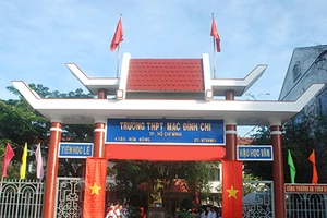 TPHCM: Điều chỉnh chỉ tiêu tuyển sinh Trường THPT Mạc Đĩnh Chi (quận 6)