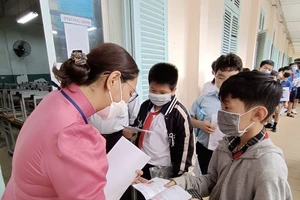 TPHCM: Thí sinh tự tin trước giờ tham gia khảo sát vào lớp 6 Trường THPT chuyên Trần Đại Nghĩa