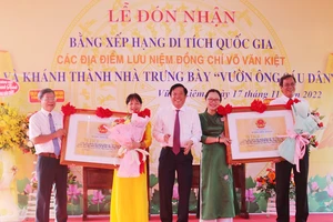 Khu lưu niệm Thủ tướng Võ Văn Kiệt được xếp hạng di tích quốc gia
