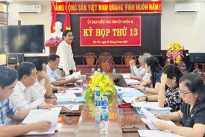 Ủy ban Kiểm Tra Tỉnh ủy Bến Tre tổ chức kỳ họp thứ 13 kỷ luật tổ chức Đảng, đảng viên vi phạm