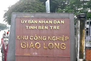 Khu công nghiệp Giao Long (huyện Châu Thành, tỉnh Bến Tre). Ảnh minh hoạ