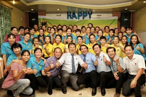 VTV Bình Điền Long An xuất quân. Ảnh: THIÊN HOÀNG