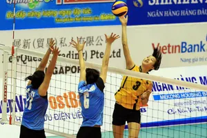 Chủ công Trần Thị Thanh Thúy (3) sẽ cùng VTV Bình Điền Long An bước vào chiến dịch bảo vệ ngôi hậu. Ảnh: NHẬT ANH