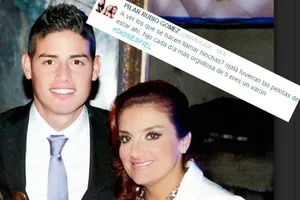 Mẹ của James rất bức xúc khi đội của con mình bị bắt ép. Ảnh: Las2orillas