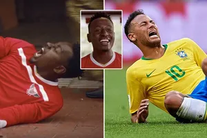 Biểu cảm của nhân vật trong quảng cáo của KFC cách đó 2 tuần làm người ta liên tưởng ngay đến ngôi sao số 10 của Brazil.