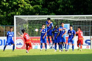 Bình Định có chiến thắng ngược dòng trên sân Tây Ninh. Ảnh: Thanh Thọ