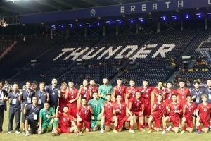 Đội Việt Namđứng nhì tại King's Cup 2019. Ảnh: Dũng Phương