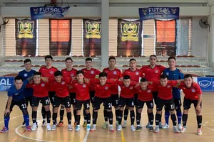 Đội hình thi đấu của CLB Thái Sơn Nam. Ảnh: ANH TRẦN