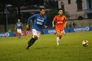 Than Quảng Ninh và Đà Nẵng bất phân thắng bại ở vòng 19. Ảnh: MINH HOÀNG
