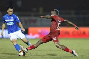 CLB TPHCM thắp sáng lại hy vọng đua vô địch mùa này. Ảnh: DŨNG PHƯƠNG